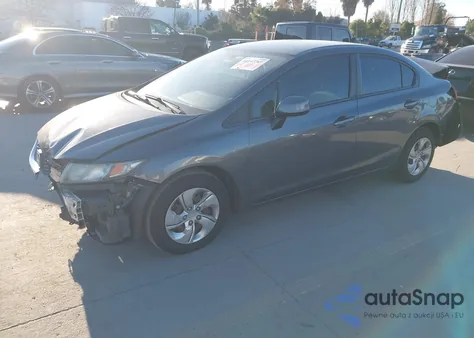 2013 Honda Civic Lx from USA, damaged, VIN 2HGFB2F58DH576909